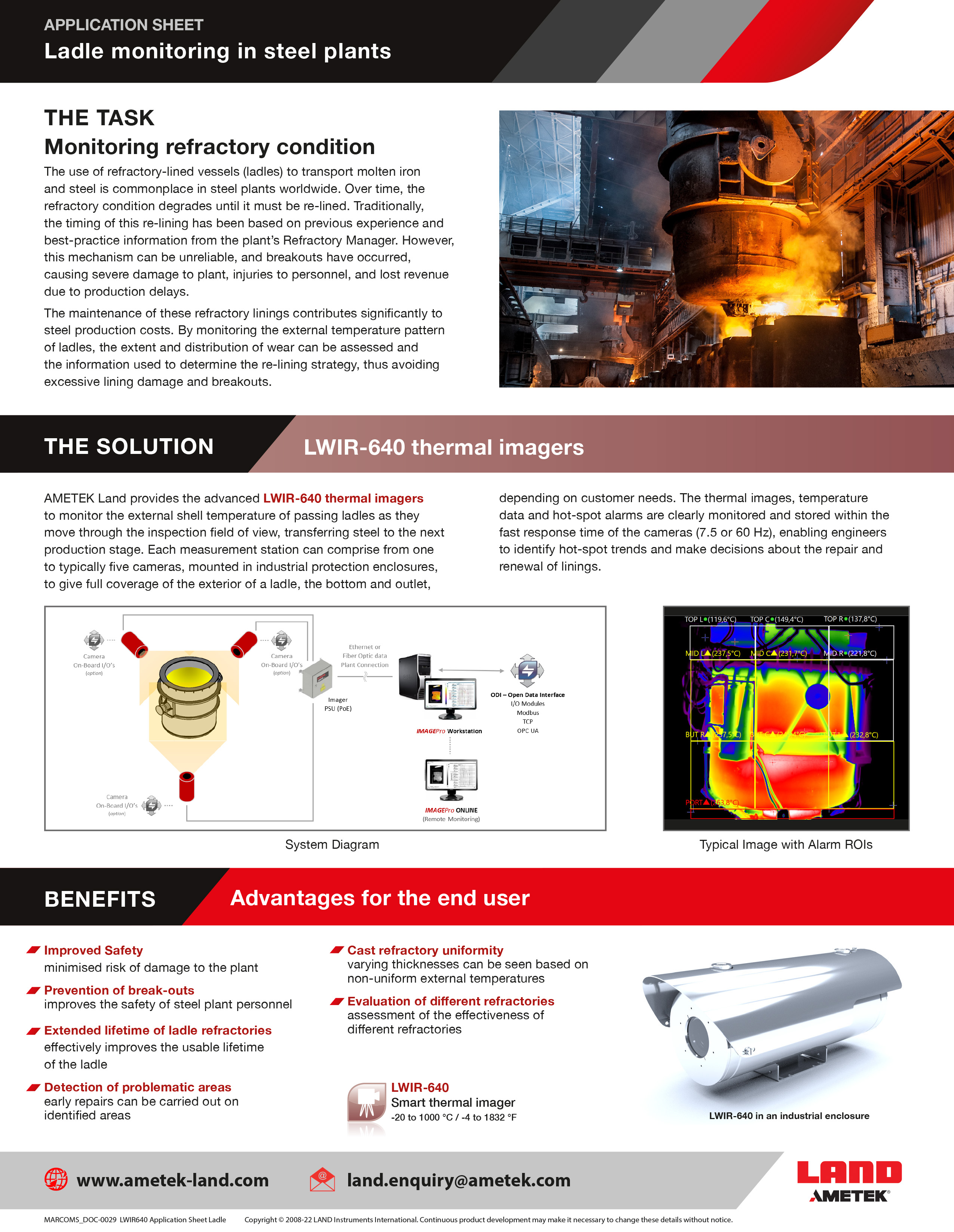 LWIR-640 Application - Ladle Monitoring in Steel Plants (EN)