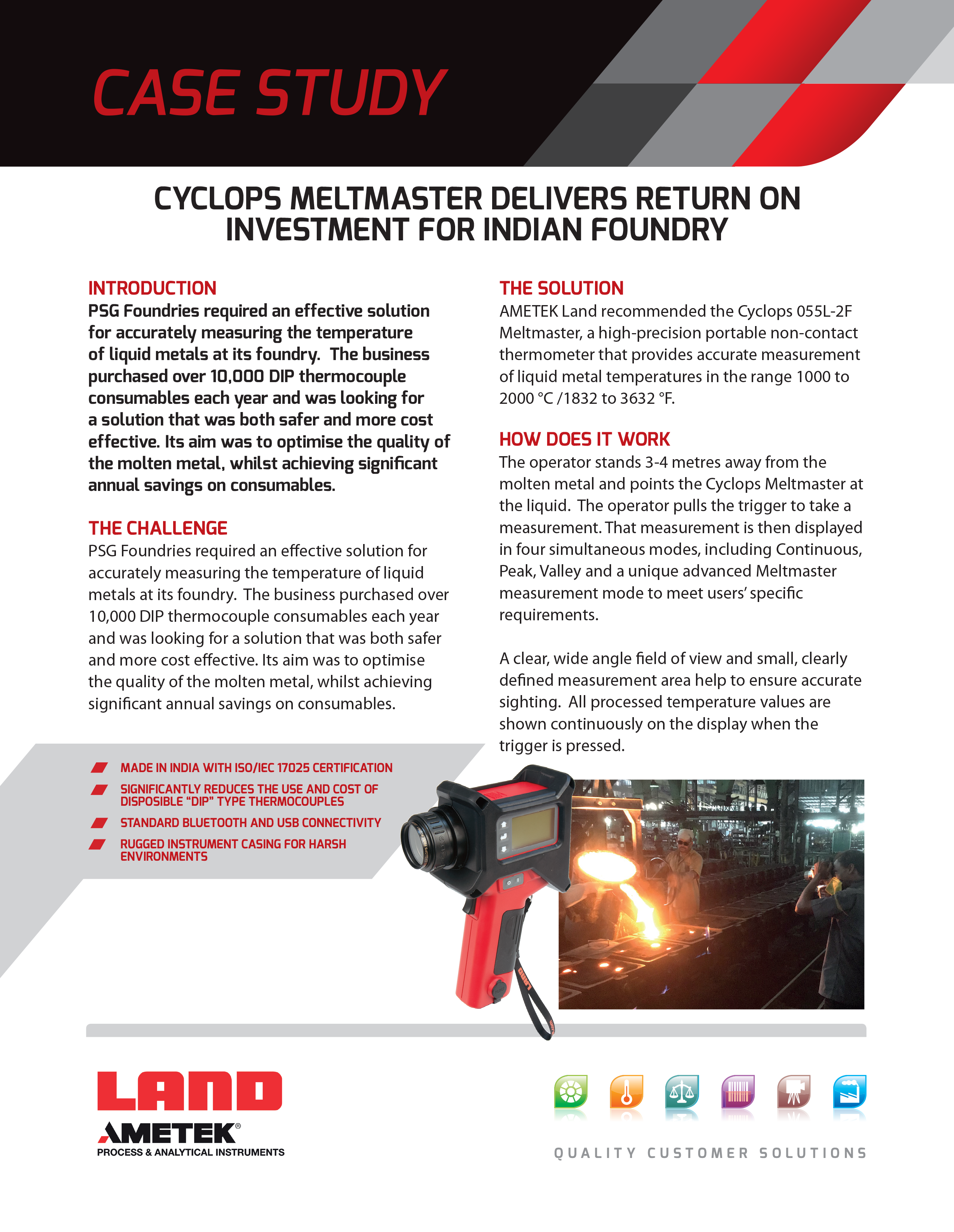 PSG Foundries - ケーススタディ