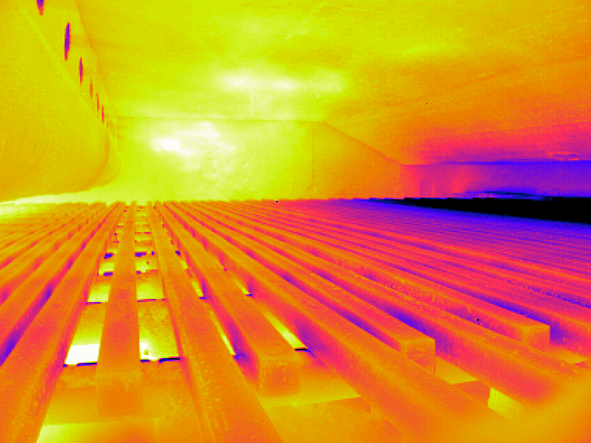 NIR-Borescope-2k Reheat Furnace Image